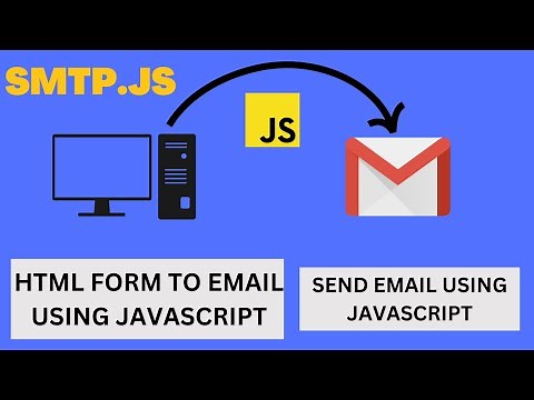 How to use the smtp.js API to send emails with JavaScript || Send Mail Using SMTP