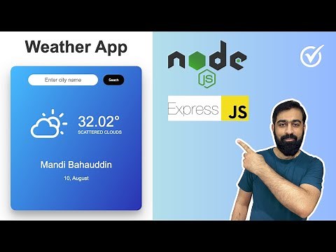 Develop Weather App using Node and Express