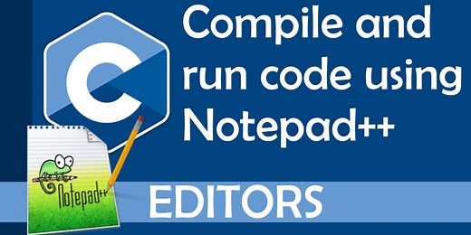 Compile and run C/C   code using Notepad