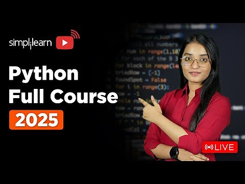Python Full Course 2026 | Python Programming | Python Coding Tutorial for Beginners | Simplilearn