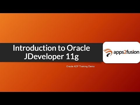 Introduction to Oracle JDeveloper 11g