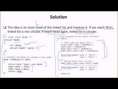 Check if a linked list is Circular Linked List | GeeksforGeeks