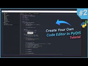Create Your Own Code Editor in Python Using PyQt5 #2 - Adding Syntax Highlighter & Bug Fixes