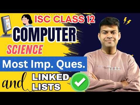 Class 12 ISC Computer Science 2026 💯 Important Questions + Last Minute Tips | LIVE