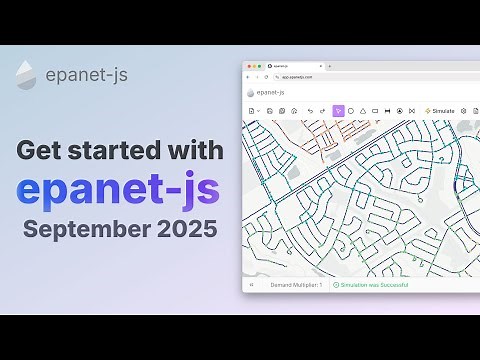 Get started drawing an EPANET model with epanet-js