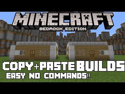 MINECRAFT BEDROCK (1.14+) COPY PASTE BUILDS ( BUILDINGS FOR MINECRAFT )