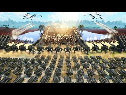 Human Defense vs 4 MILLION Aliens & Pyramid Head | UEBS 2 Insane Battle