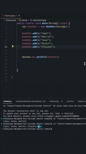 Java HashMap vs HashSet