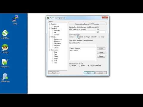 SSH Using Putty | Telnet Using Putty