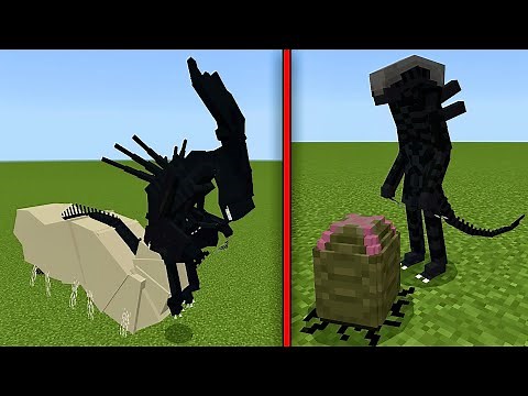 New ALIEN ADDON in Minecraft Bedrock