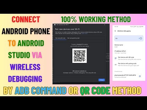 How to Connect Android Phone to Android Studio using Wireless Debugging Mode | 100% Working Method