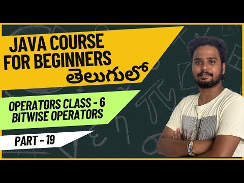 Core Java Course - Bitwise Operators in Java Explained - Part 19 | Java Programming