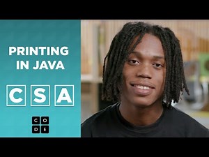 CSA: Printing in Java