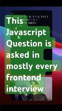 Tricky Javascript Interview Question by Frontend Master || #javascript #frontend #reactjs
