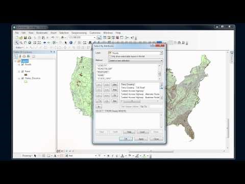 ArcMap - Selecting features