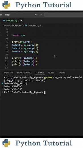Python Command-Line Arguments Explained | Python Tutorial