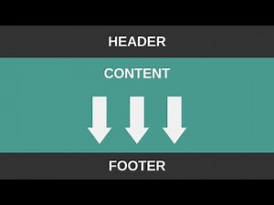 Keeping Footer at the Bottom of the Page (HTML & CSS)