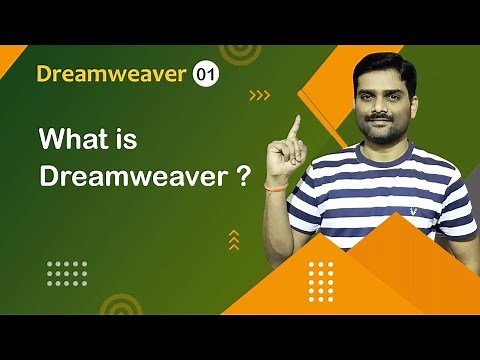 What is Dreamweaver - Dreamweaver Tutorial 01 🚀