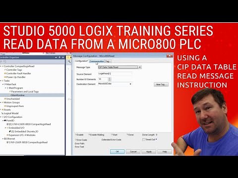 Messaging from Micro800 to Controllogix Compactlogix with MSG Message