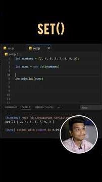 JavaScript Set Method | Unique Values, No Duplicates. #codeshuru #javascript #programming