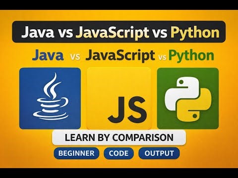 Java vs JavaScript vs Python | Print Your Age