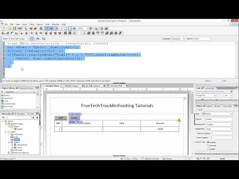 Basic JavaScript Looping in Adobe LiveCycle Designer®