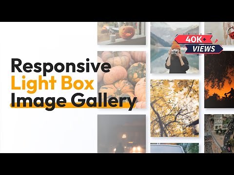 How to Create Responsive Image Gallery with Lightbox using Html and Bootstrap4 | Lightbox Gallery