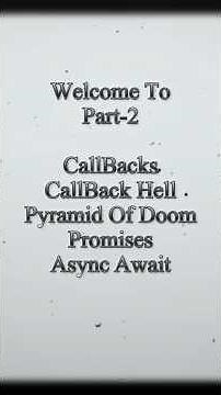 🔴 Callback Function | Callback Hell #js #javascript #webdevelopment