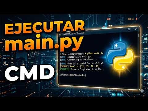 Cómo ejecutar un archivo Python desde CMD paso a paso