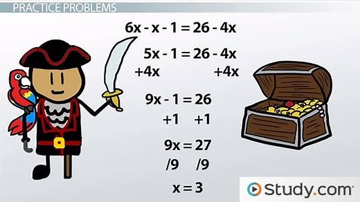 Solving Linear Equations: Practice Problems