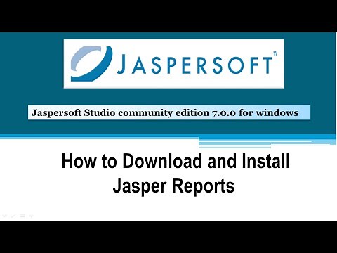 How to download and Install Jasper Reports 2024