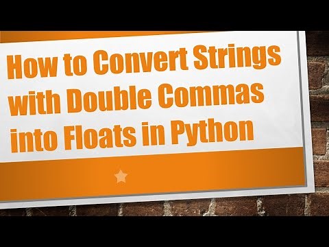 How to Convert Strings with Double Commas into Floats in Python