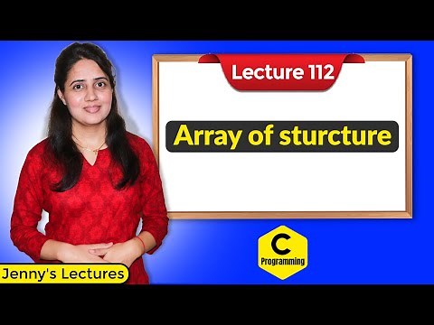 C_112 Array of Structures in C | C Language Tutorials