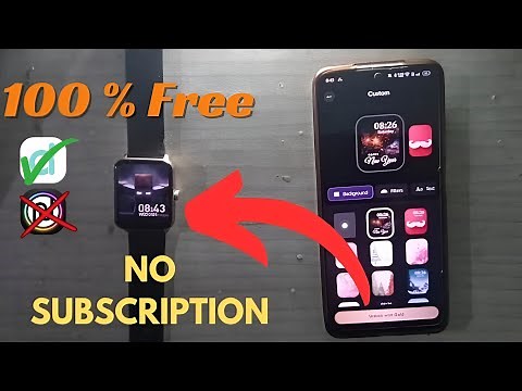 Change Watchface 100% Free | New App| No subscription. #Free#watchface#subscription#noise