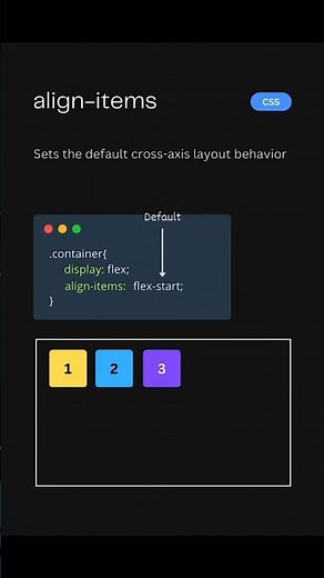 CSS align-items Explained Fast | Flexbox Tutorial Short