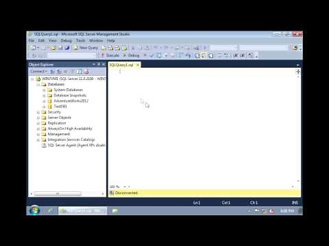 SQL Server 2012 - Creating a database