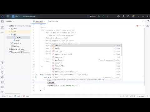 Lab01: Creating first java program