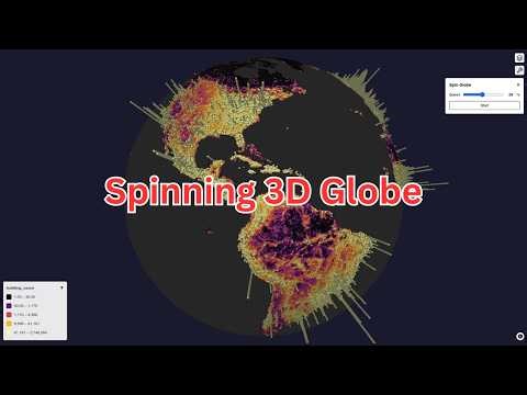 How to Create a Spinning Globe with Your Own Data Layers (No Coding Required)