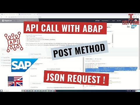 API Call with ABAP - POST Method and JSON Request [english]