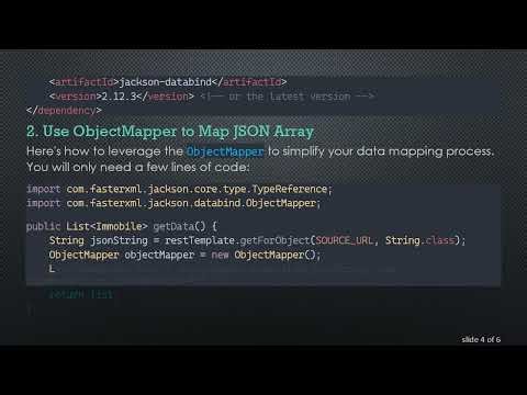 How to Effectively Consume a JSON Array in Java