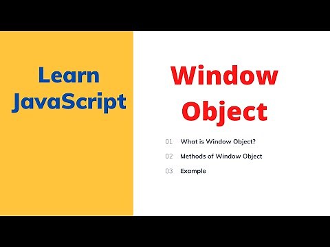 Window Object in JavaScript |JavaScript Tutorial - window object