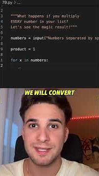 ✖️ Multiply EVERY Number in Seconds with This Python Power Move! #Python