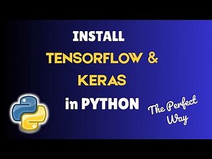 How to install Tensorflow and Keras in python on Mac in 2025 | install Tensorflow & Keras in Python