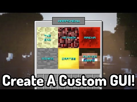 Make Your Own Custom GUI for Minecraft!
