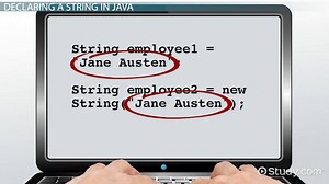 String Declaration in Java