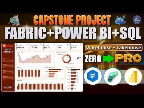 Fabric + Power BI + SQL Project | Capstone Project | Beginner to Pro | edition 2026 #fabric