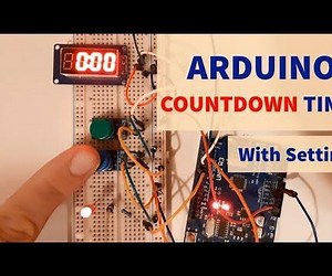 Arduino Countdown Timer With Settings