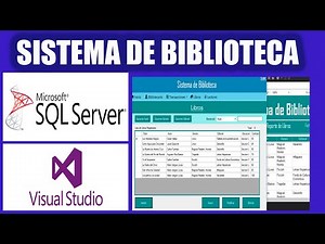 Sistema de Biblioteca en Visual Basic y SQL Server + Configuración y Conexión a Base de Datos