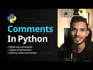 Comments In Python | Python For Beginners | Lecture 2