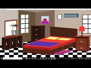 Computer Graphics Project using OpenGL C++ | Demo Project | Room Decoration || OpenGL Assignment